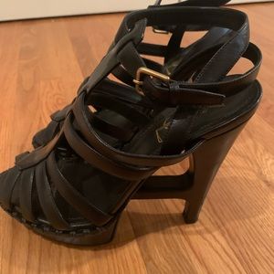 YSL Platform Tribute Heels with Box (Size 39)